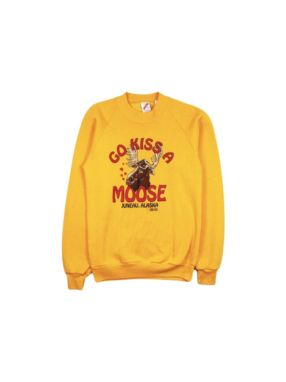 90s Go Kiss A Moose Crewneck S